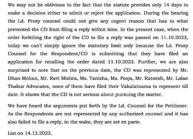 Exhibit reproduced from the original judgment