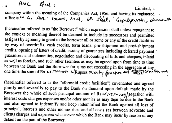 Exhibit reproduced from the original judgment