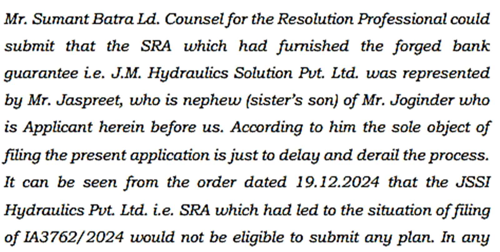 Exhibit reproduced from the original judgment