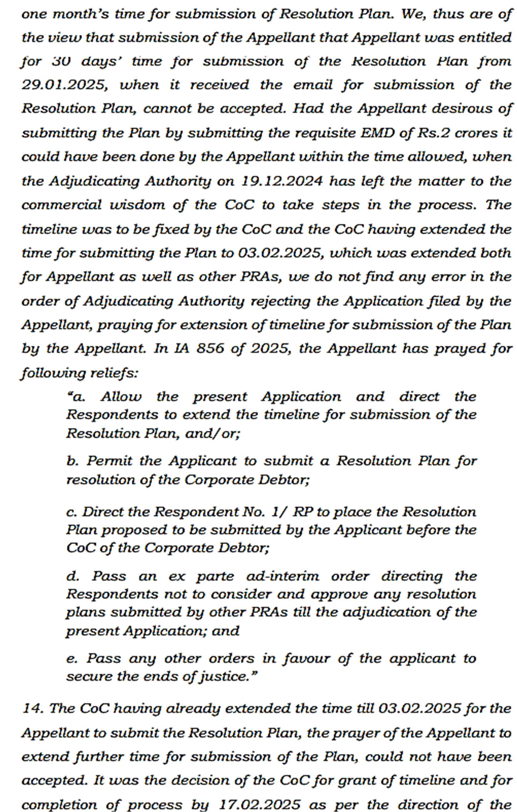 Exhibit reproduced from the original judgment