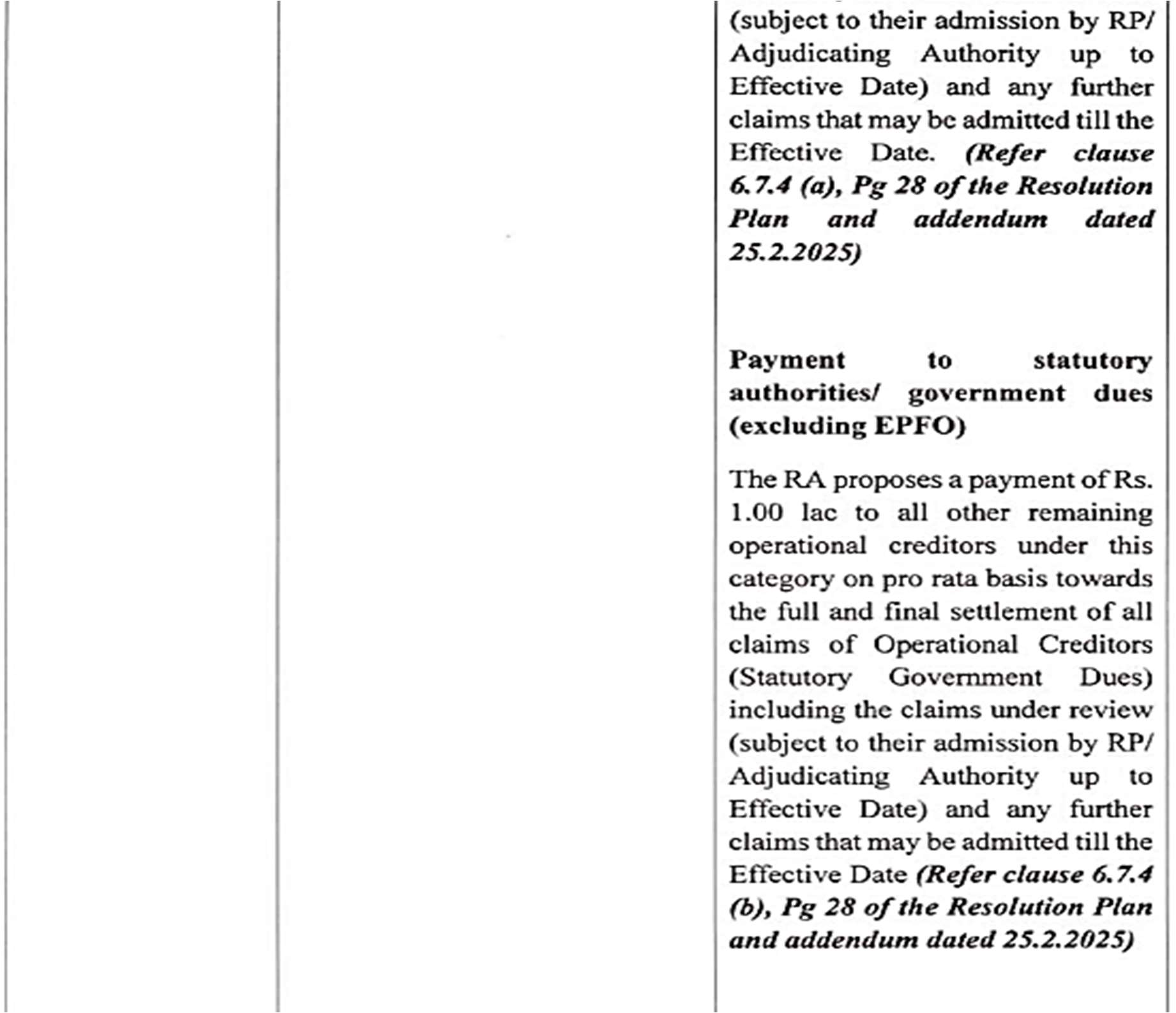 Exhibit reproduced from the original judgment