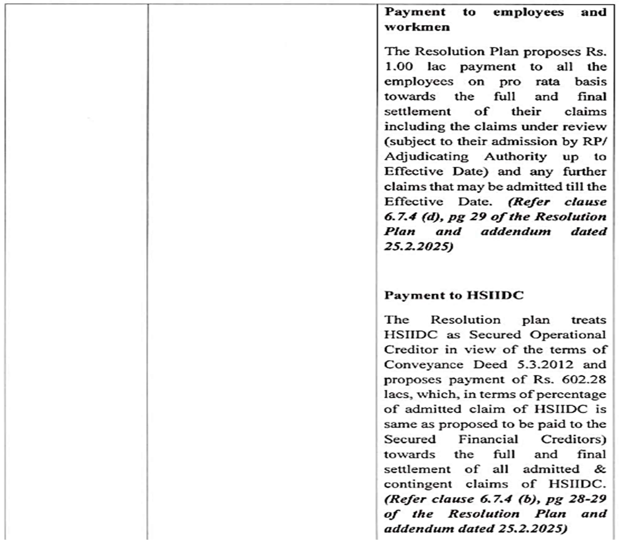 Exhibit reproduced from the original judgment