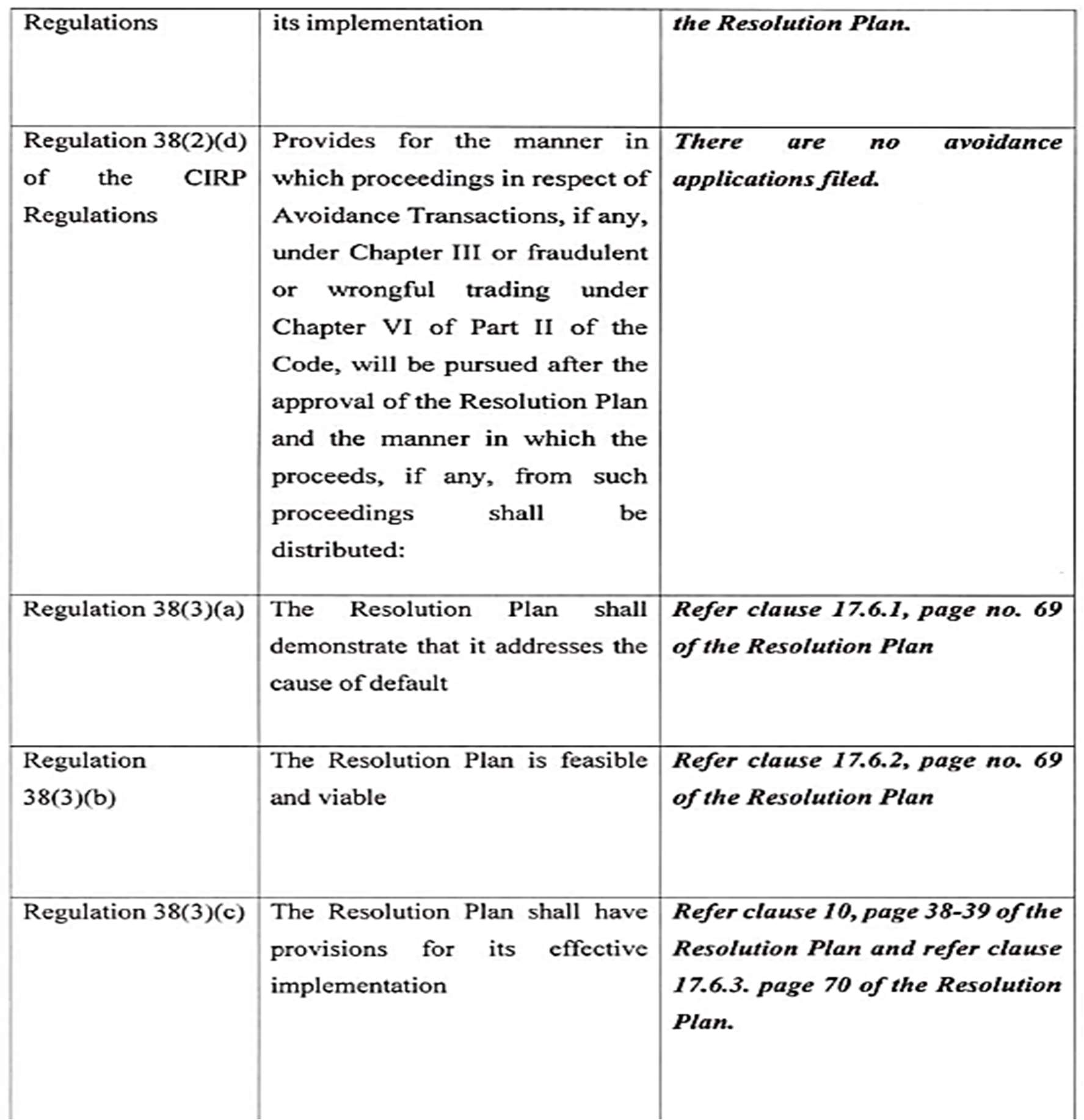Exhibit reproduced from the original judgment