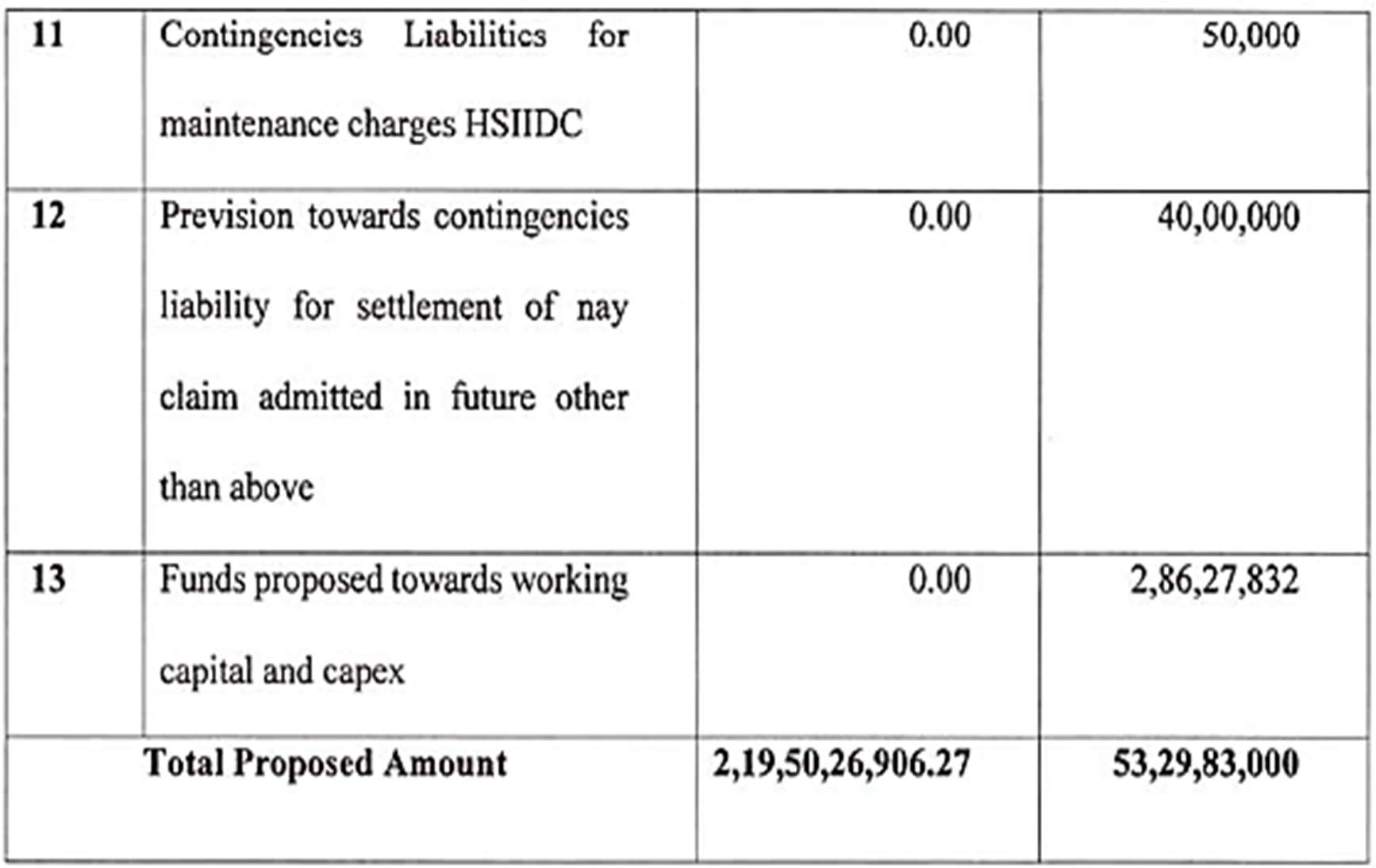 Exhibit reproduced from the original judgment
