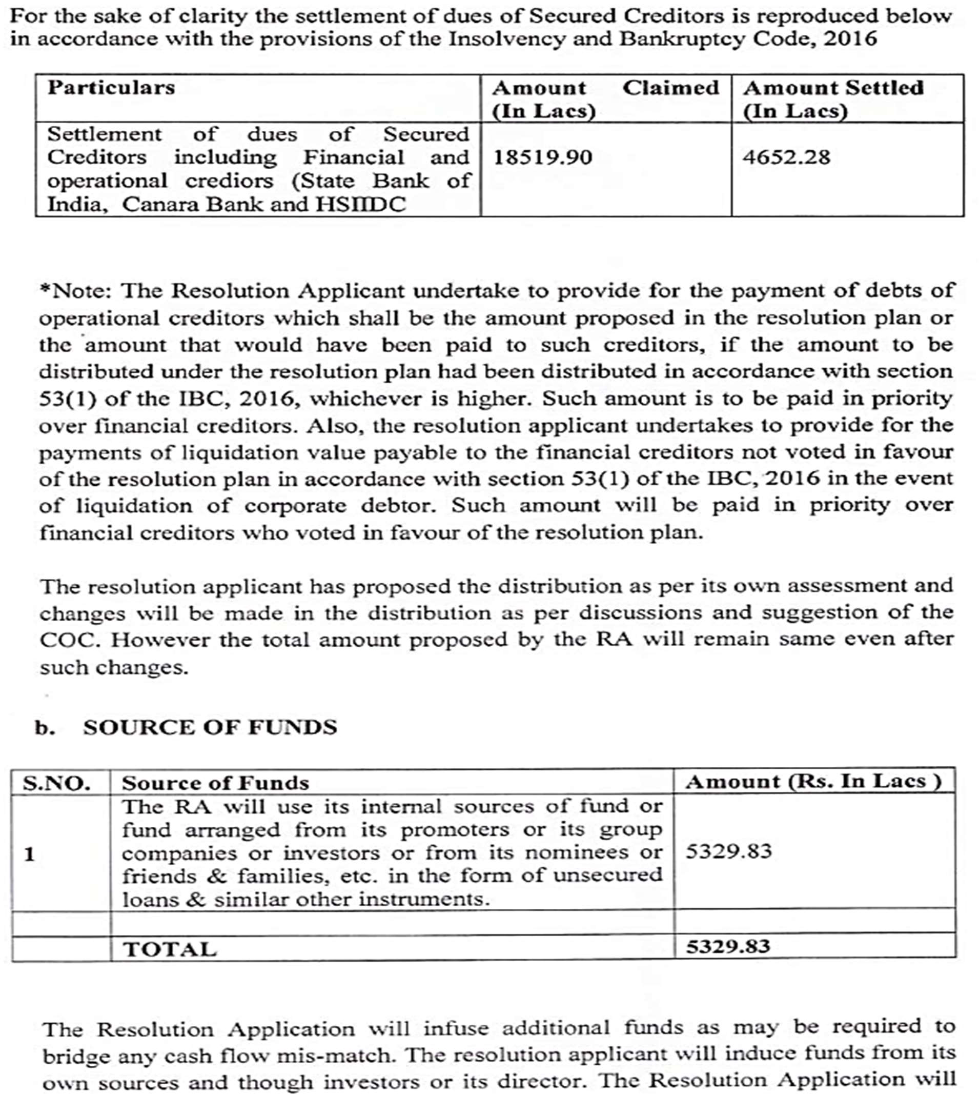 Exhibit reproduced from the original judgment