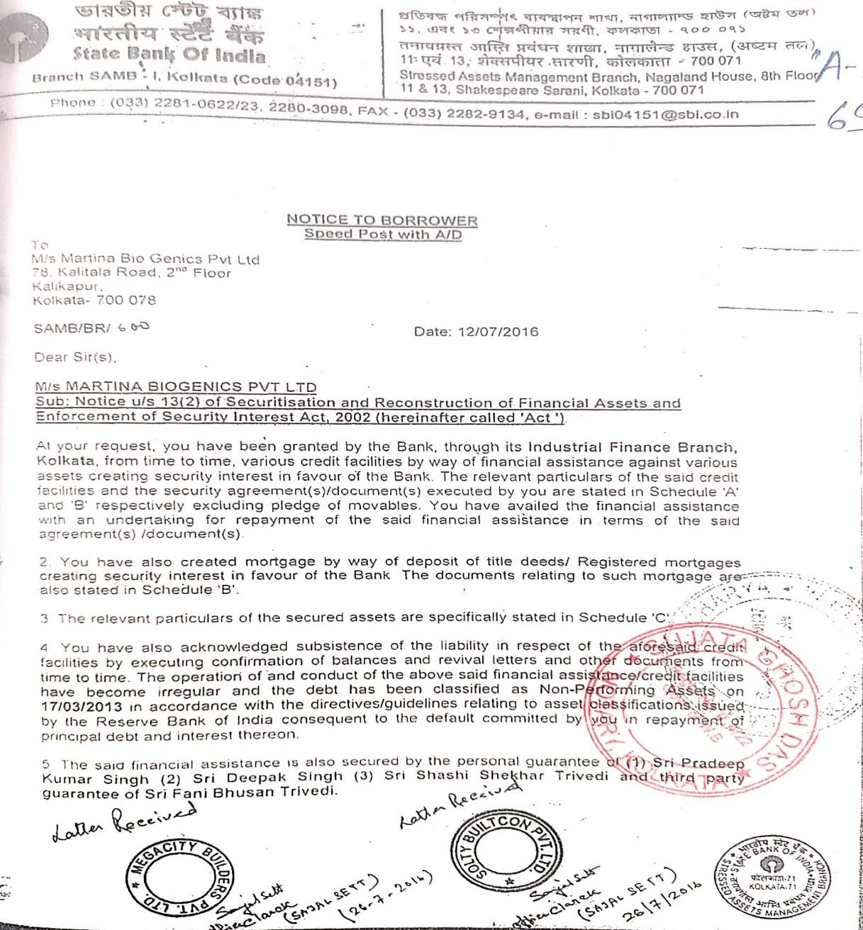 Exhibit reproduced from the original judgment