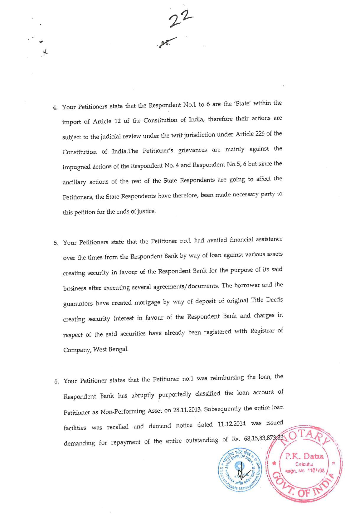 Exhibit reproduced from the original judgment