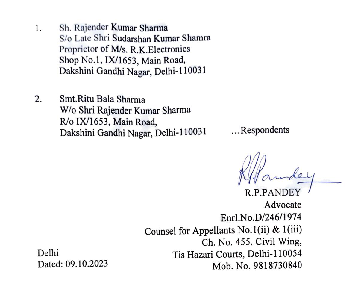 Exhibit reproduced from the original judgment