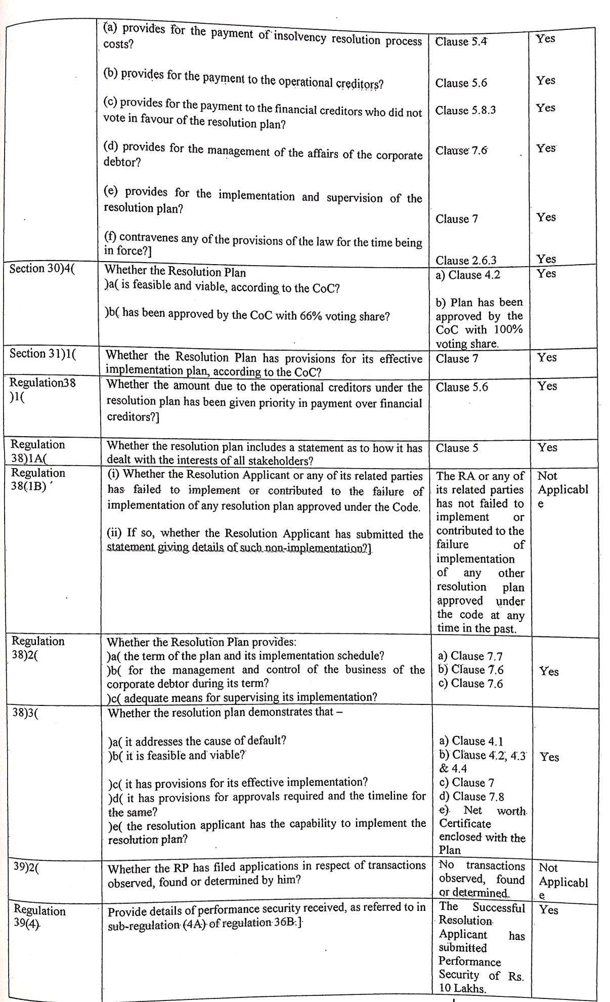 Exhibit reproduced from the original judgment