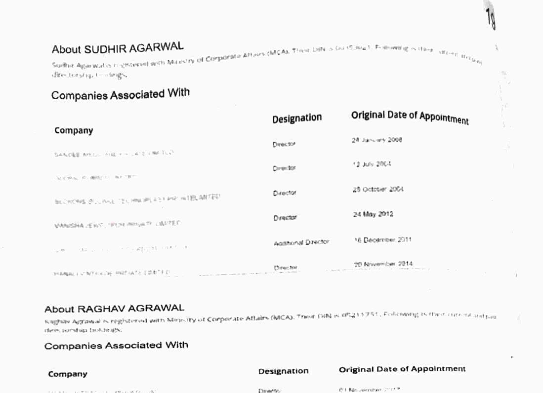 Exhibit reproduced from the original judgment