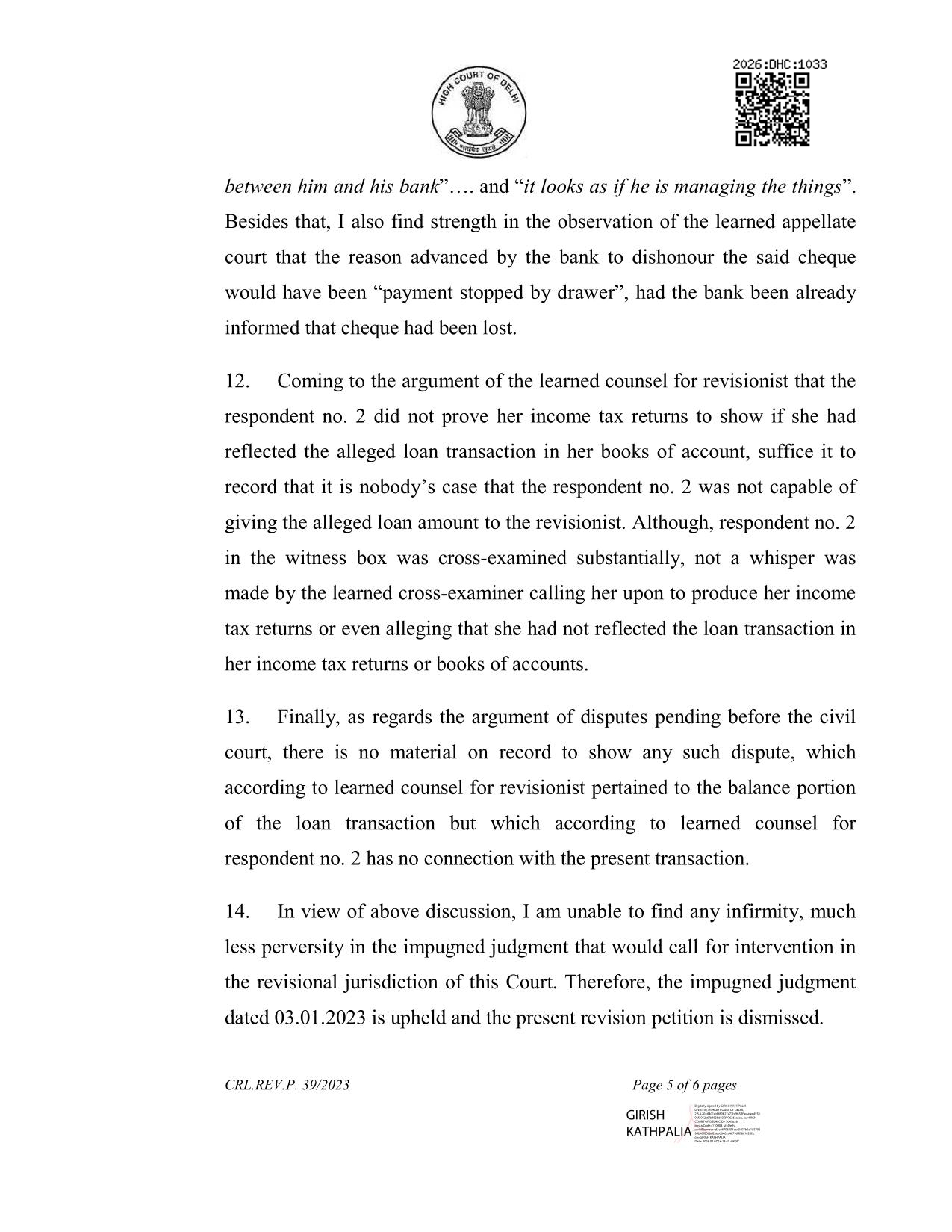 Exhibit reproduced from the original judgment
