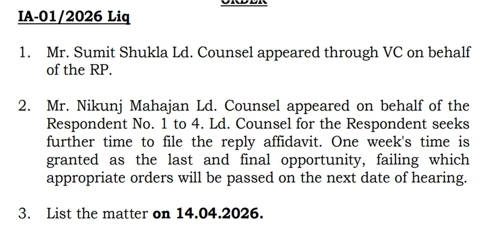 Exhibit reproduced from the original judgment