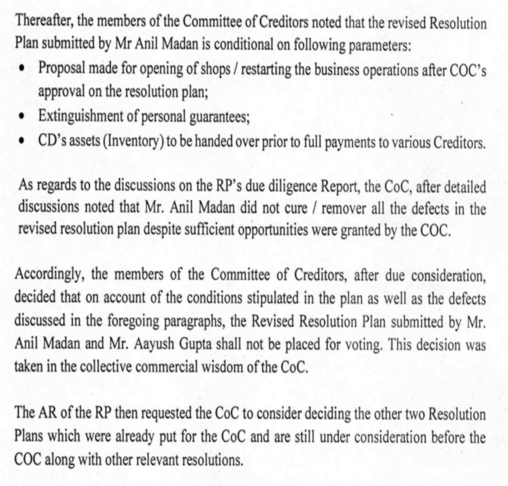 Exhibit reproduced from the original judgment