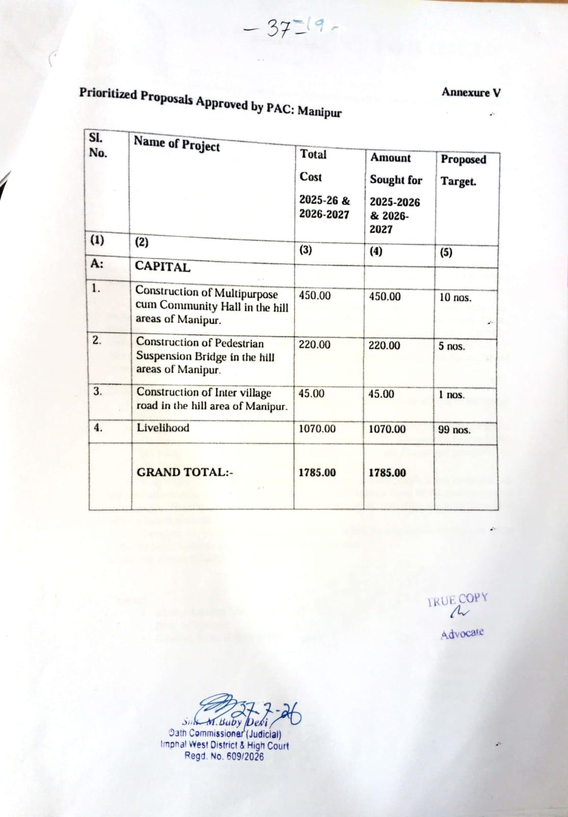 Exhibit reproduced from the original judgment