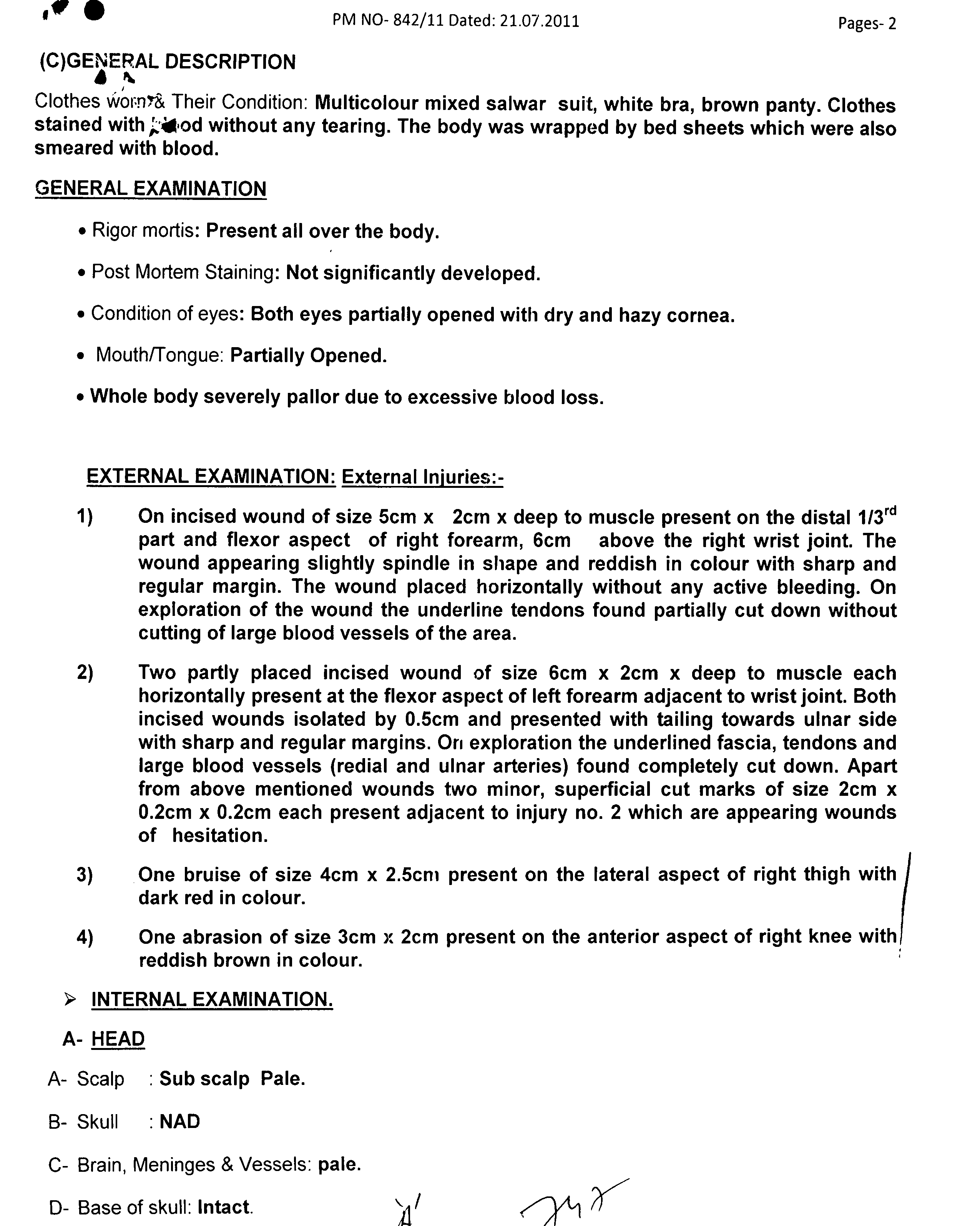 Exhibit reproduced from the original judgment