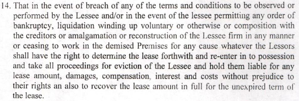 Exhibit reproduced from the original judgment