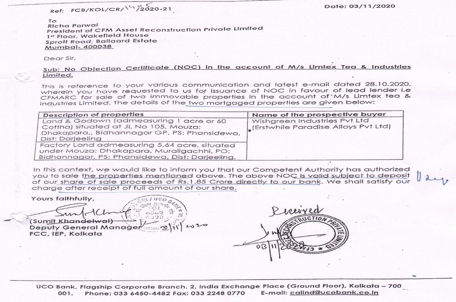 Exhibit reproduced from the original judgment