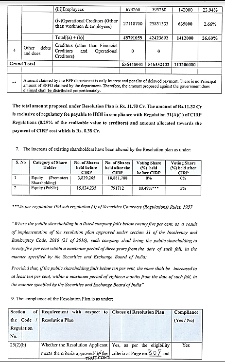 Exhibit reproduced from the original judgment