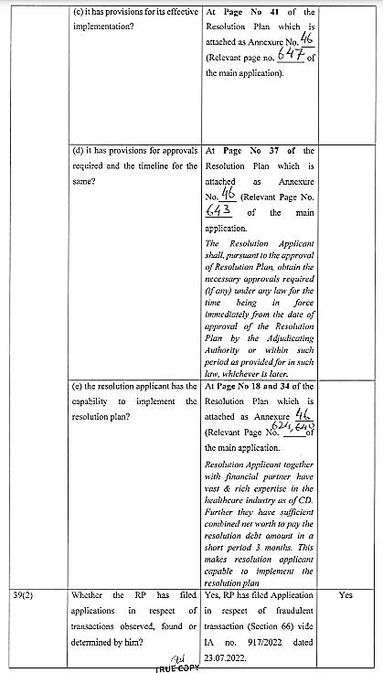 Exhibit reproduced from the original judgment