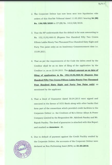 Exhibit reproduced from the original judgment