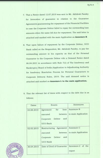 Exhibit reproduced from the original judgment