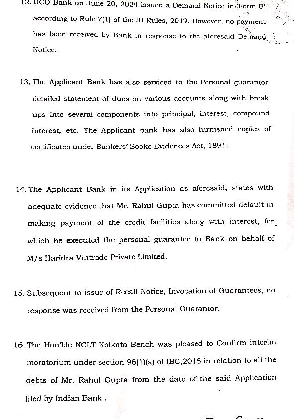 Exhibit reproduced from the original judgment
