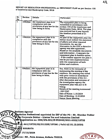 Exhibit reproduced from the original judgment