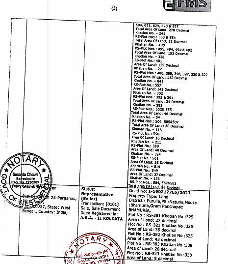 Exhibit reproduced from the original judgment