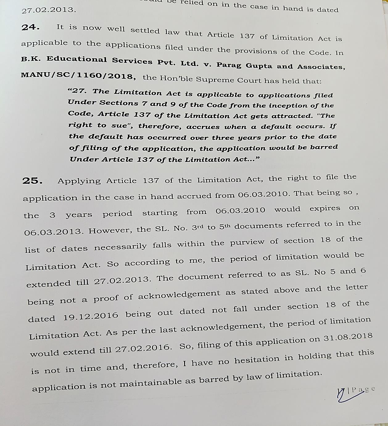 Exhibit reproduced from the original judgment