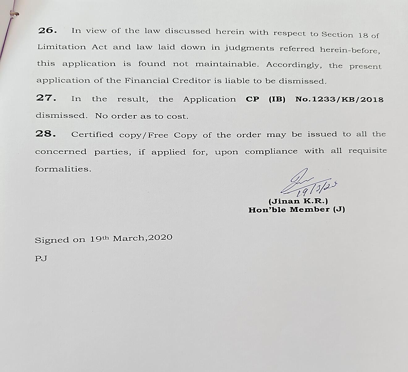 Exhibit reproduced from the original judgment