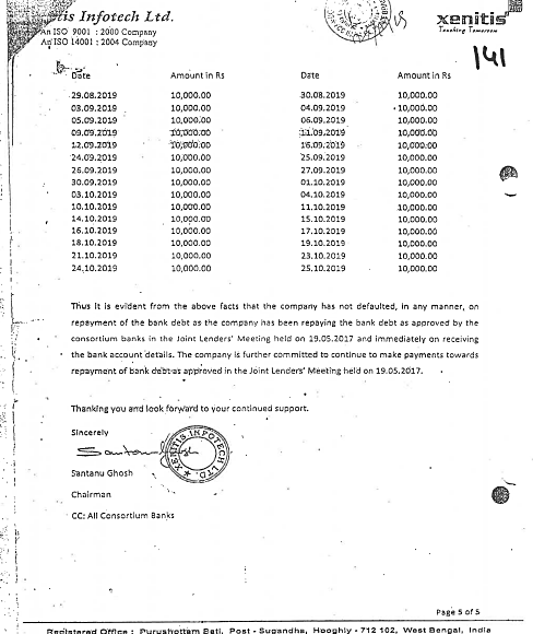 Exhibit reproduced from the original judgment