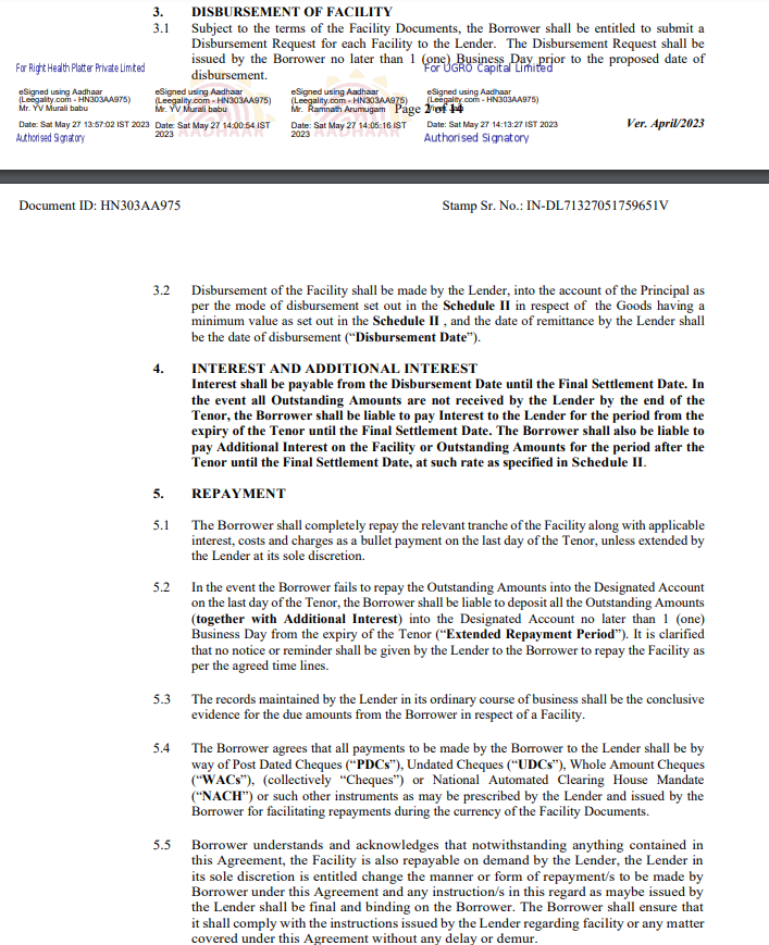 Exhibit reproduced from the original judgment