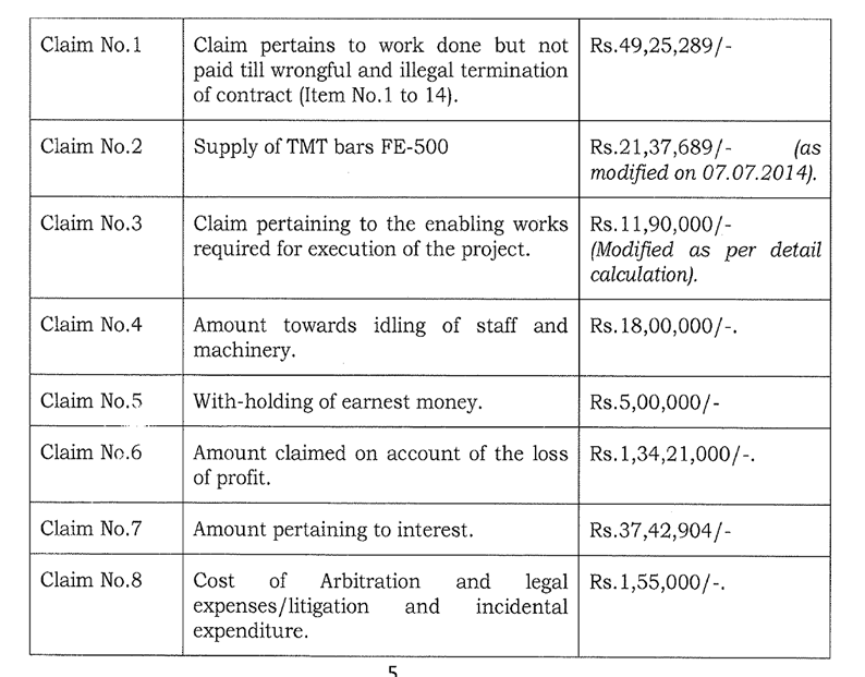 Exhibit reproduced from the original judgment