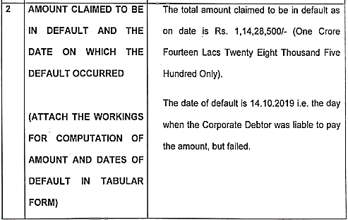 Exhibit reproduced from the original judgment