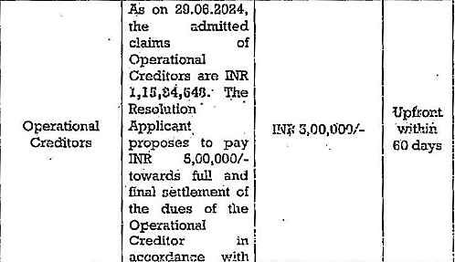 Exhibit reproduced from the original judgment