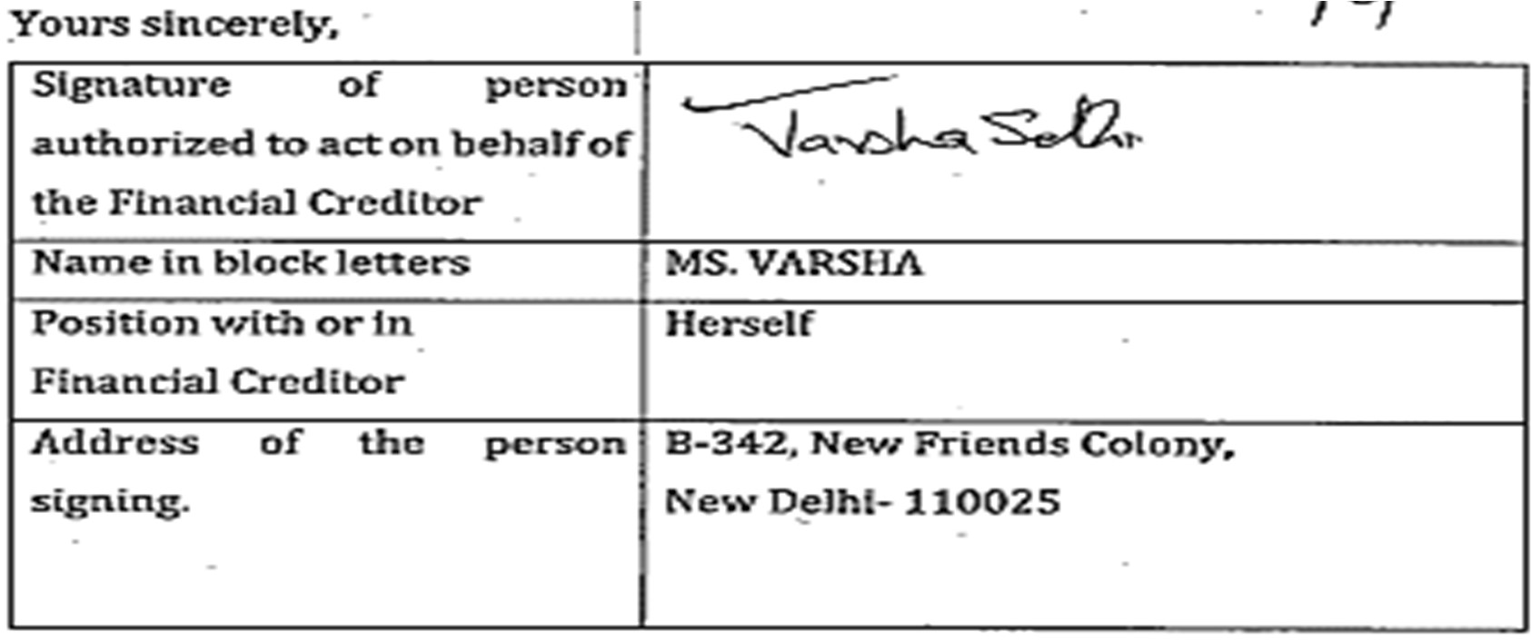 Exhibit reproduced from the original judgment