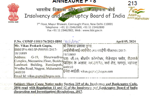 Exhibit reproduced from the original judgment