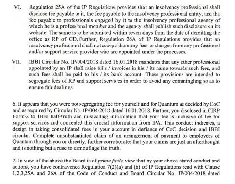 Exhibit reproduced from the original judgment