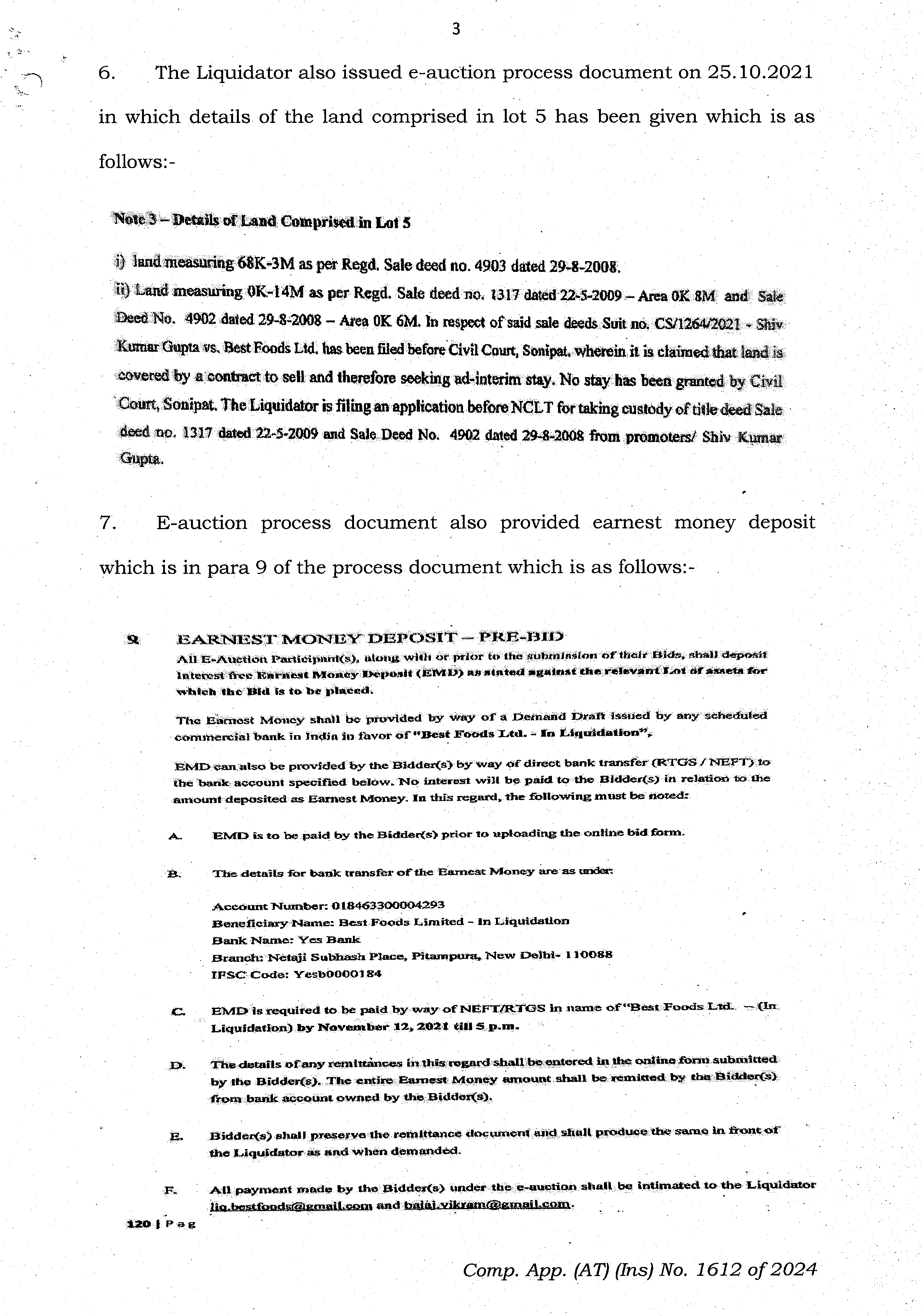 Exhibit reproduced from the original judgment