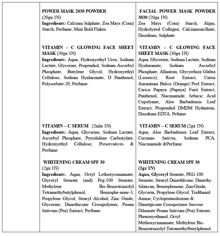 Exhibit reproduced from the original judgment