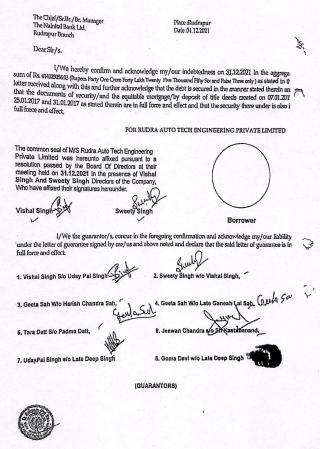 Exhibit reproduced from the original judgment