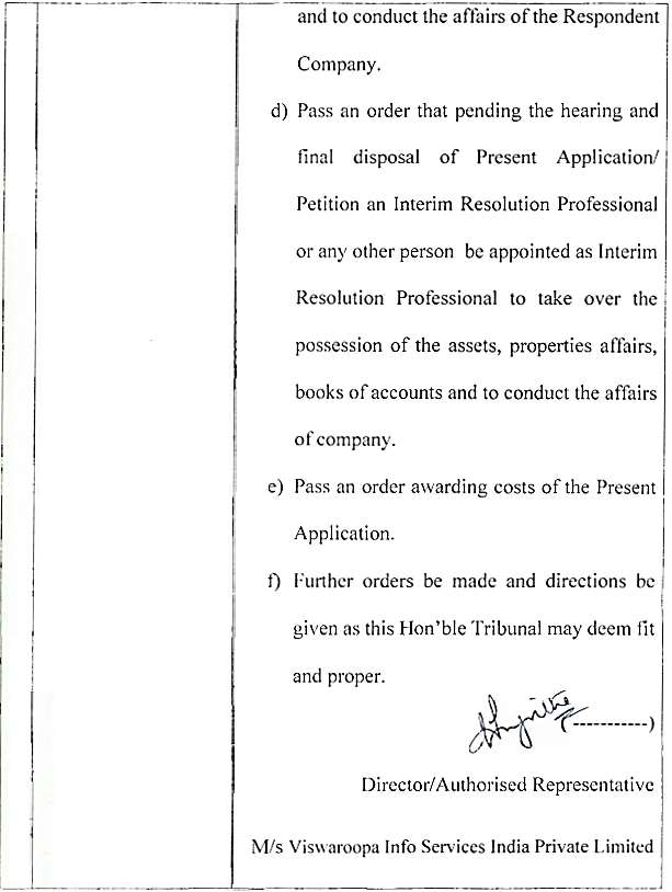Exhibit reproduced from the original judgment