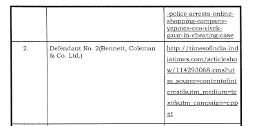 Exhibit reproduced from the original judgment
