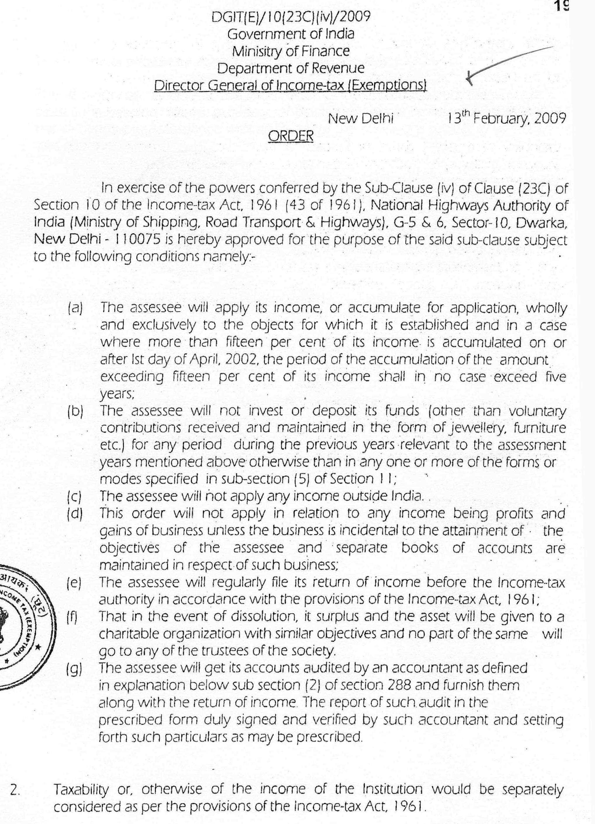 Exhibit reproduced from the original judgment