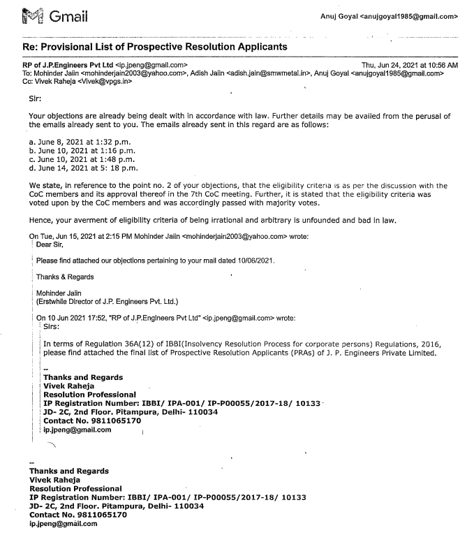 Exhibit reproduced from the original judgment