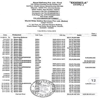 Exhibit reproduced from the original judgment