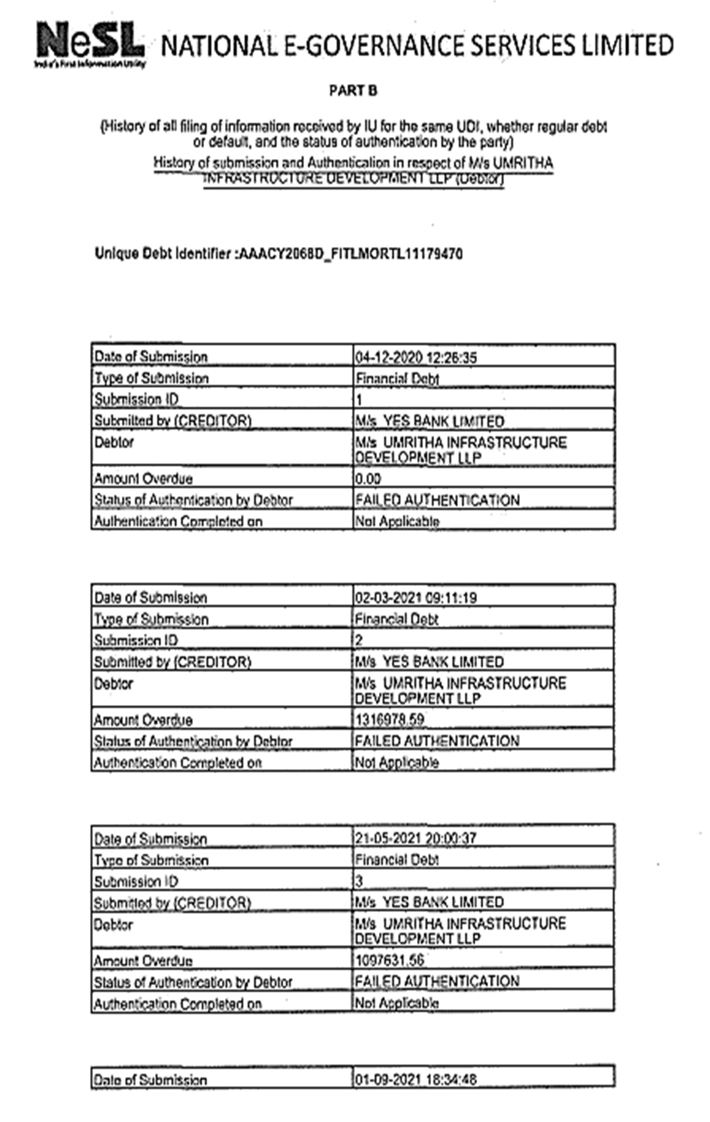 Exhibit reproduced from the original judgment