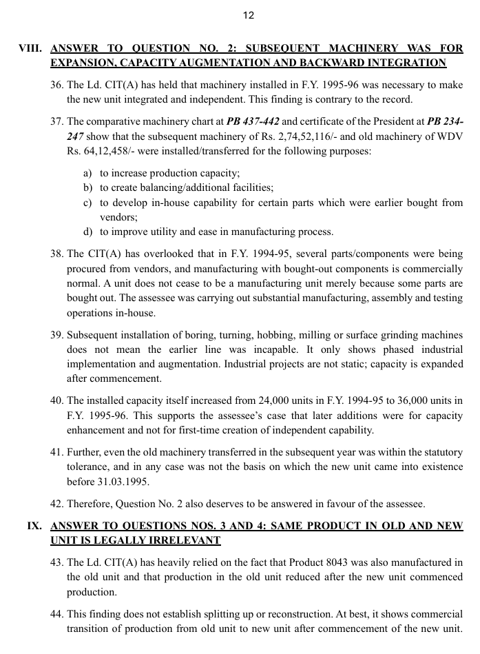 Exhibit reproduced from the original judgment
