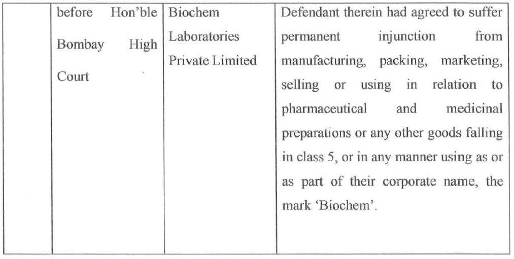 Exhibit reproduced from the original judgment